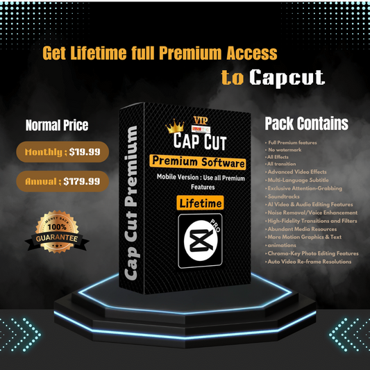 🔥 CapCut Lifetime Premium Pro – Unlock the Full Power of Editing 🎬✨