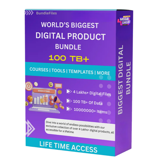 100 TB Vault of Courses, Software & App; Viral Content