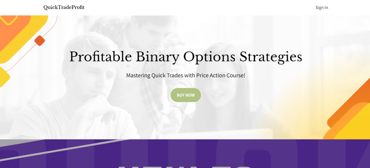 QuickTradeProfit – Profitable Binary Options Strategies 👇