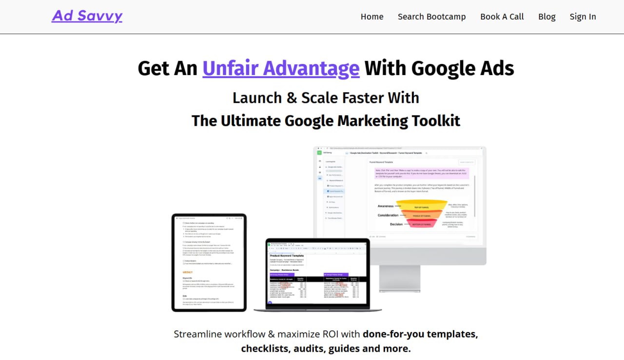 Ad Savvy Google Ads Toolkit + Ultimate ChatGPT Prompt Guid