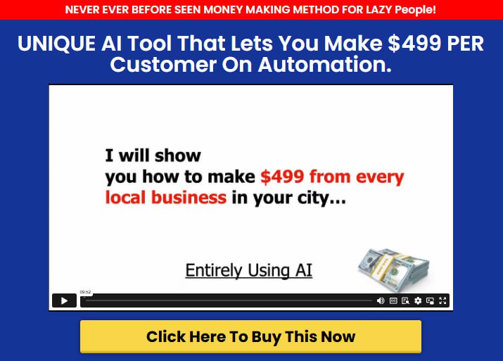 🔥 Automate $499 Profits Per Customer with Zero Skills! 🔥