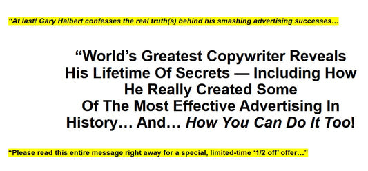 🧠 LAST SEMINAR — The Final Word from the World’s Greatest Copywriter 📝