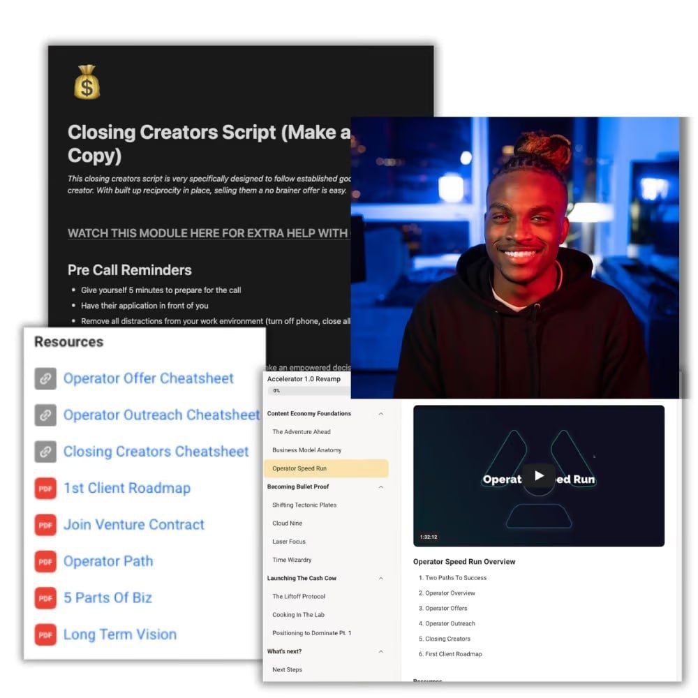 🚀 Master Content Creation &amp; Million-Dollar Partnerships with Creator Accelerator