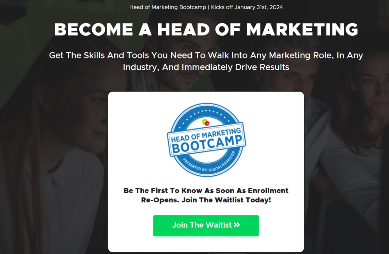 HEAD OF MARKETING BOOTCAMP 🌐🚀