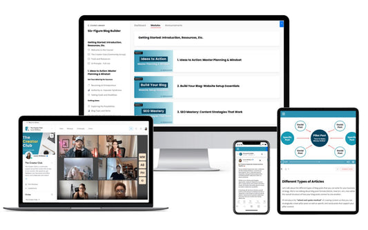 🔥 CREATE AND GO – SIX-FIGURE BLOG BUILDER 💻💸